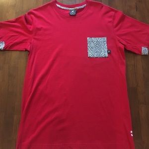Jordan Brand Red Pocket Tee
